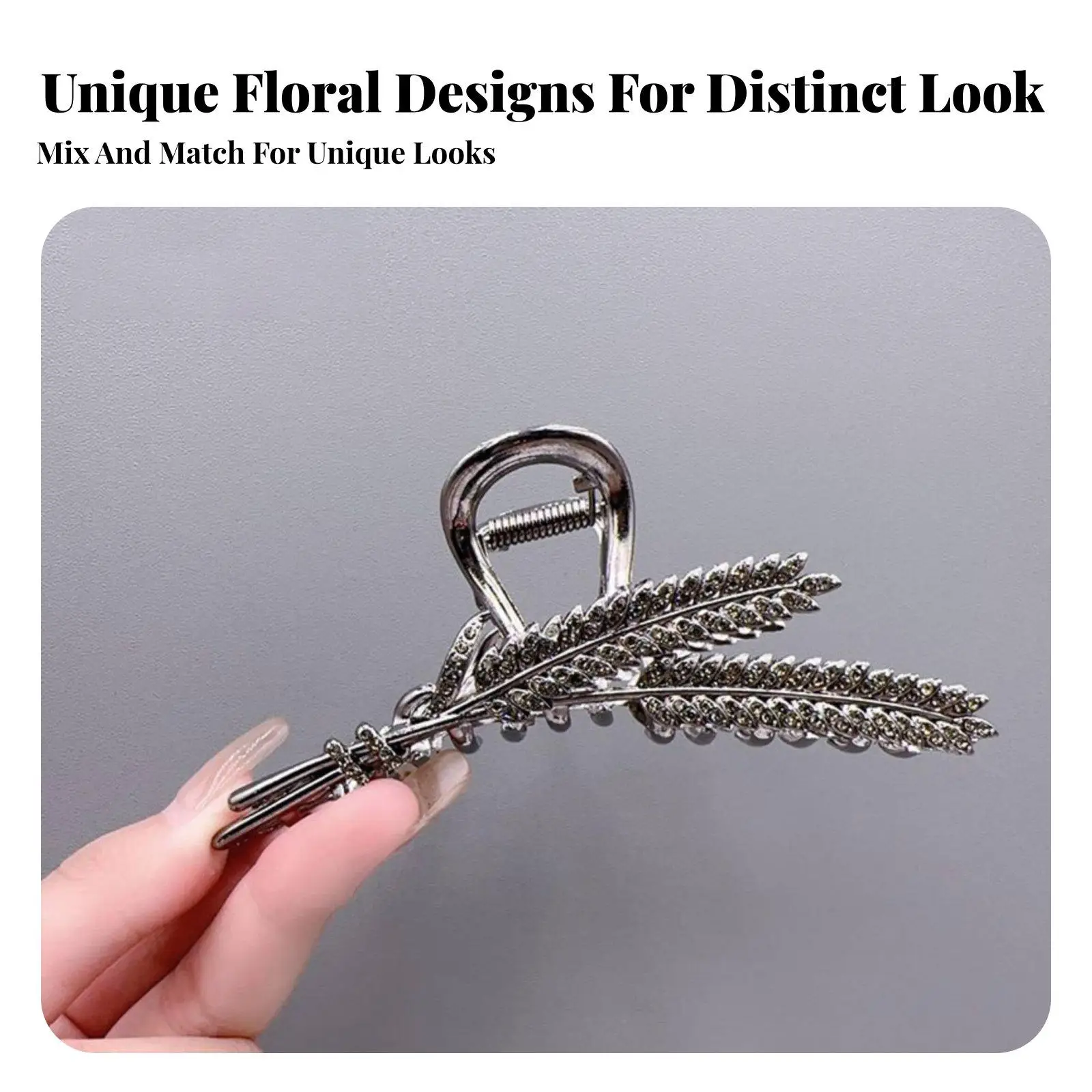 Sturdy Electroplated Alloy Hair Clamp Women Hair Ornaments Elegant Faux Pearl Clip for Party Look