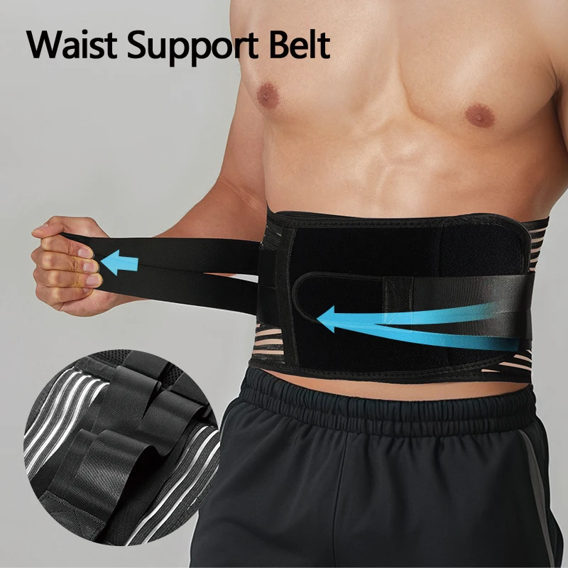 

Waist Support Belt Back Waist Trainer Gym Weightlifting Exercise Body Shaping Waist Protection Steel Bar Spring Support