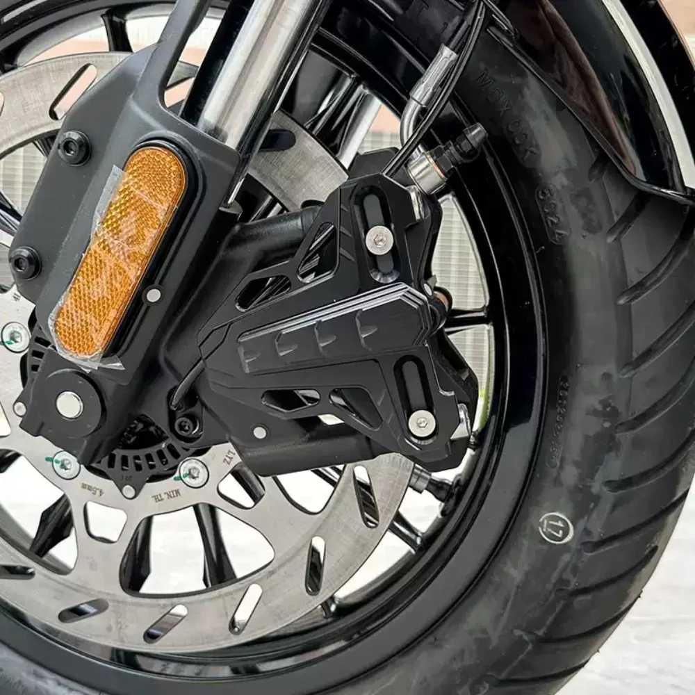 Front Brake Caliper Guard / Lower Caliper Cover for Benda Dark Flag 500/950 and Chinchilla 500/450/350 (Aftermarket Accessory)