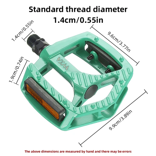Imagen 2 del producto VXM bicicleta de aleación de aluminio antideslizante MTB bicicleta ultraligera Pedal antipolvo sello impermeable doble DU pedales planos piezas de ciclismo