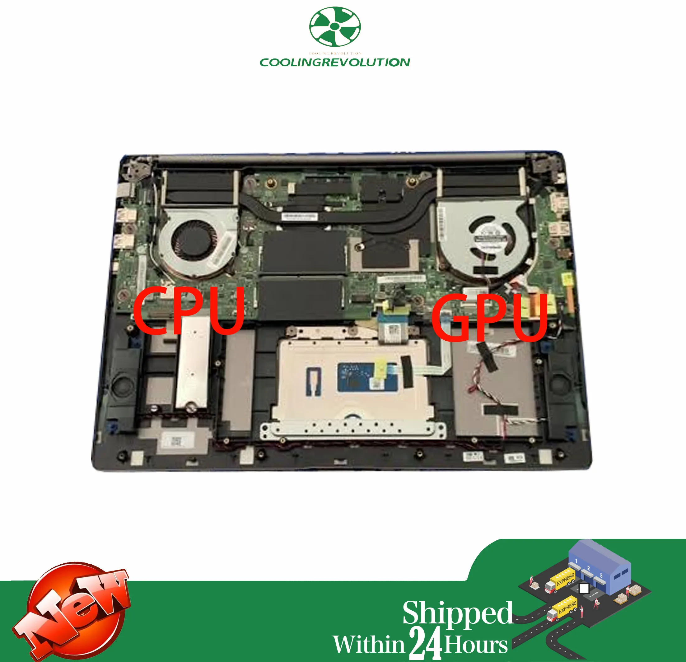 Laptop CPU GPU Cooling Fan for LG Ultra 17U70N PLB07010S05M image 3