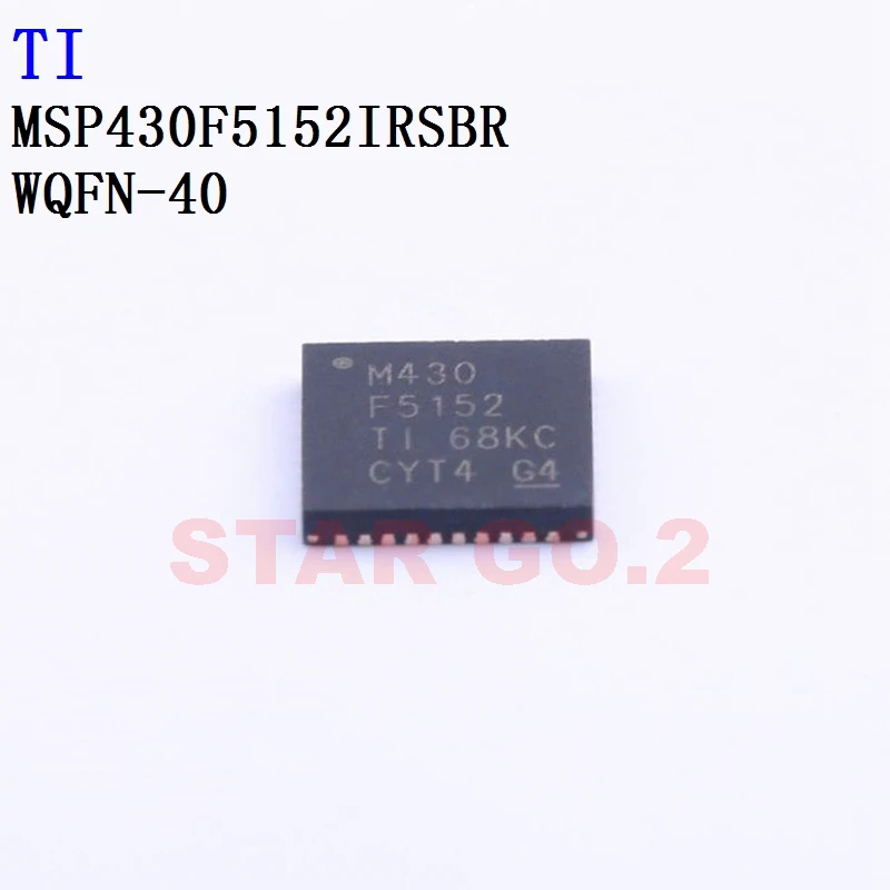 2PCSx MSP430F5152IRSBR WQFN-40 TI Microcontroller