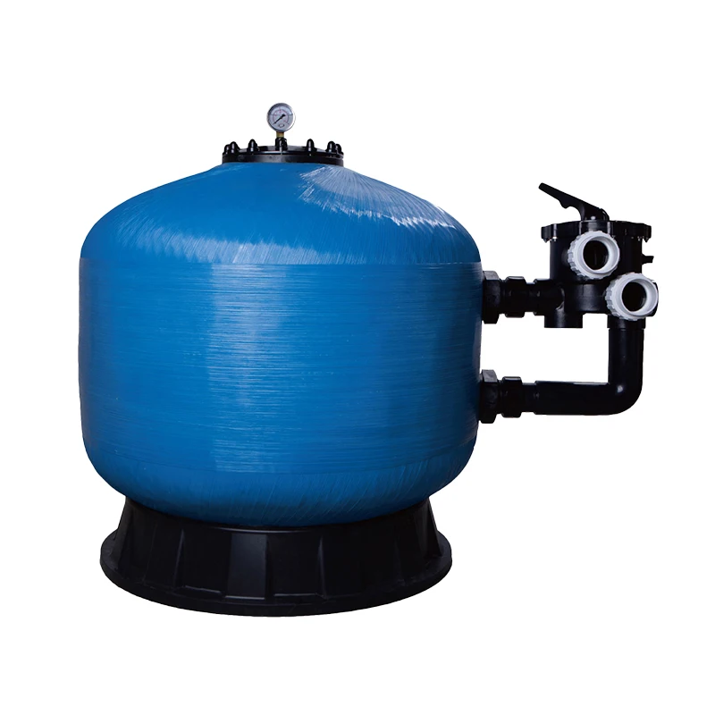 Color Custom Fiberglass Swimming Pool Top Mounted Sand Filter Factory