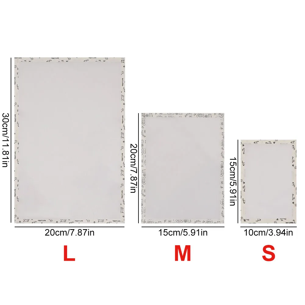 5Pcs Light Transmission Perler Beads Baking Cloth DIY Edge-stitched Melting Beads Baking Cloth Heatproof Heat Resistant