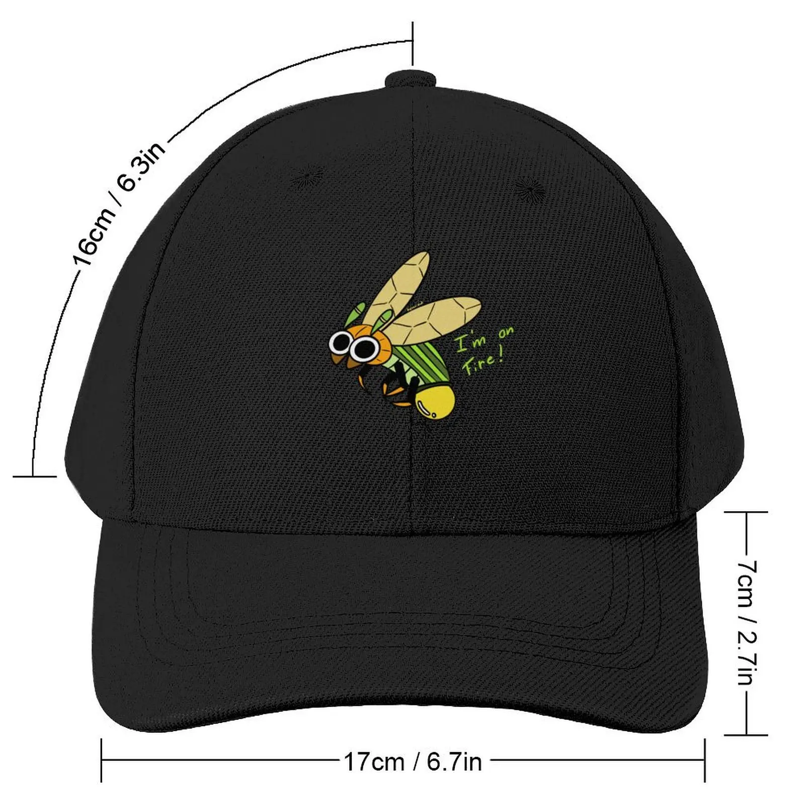 Insectops #7 Firefly Baseball Cap Dropshipping party Hat Women's Hats For The Sun Men's