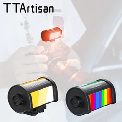 TTARTISAN RGB BI Fill Light Video Light Magnetic Mount Reteo Film Style Mini LED Light 0.5W 3000/4500/6000K CRI 95+ 300mAh TT