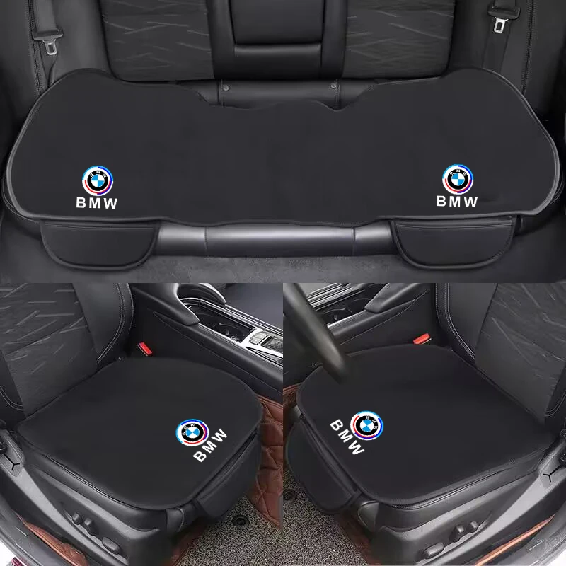 Cuscinetto Protettivo Antiscivolo per Sedili Auto Anteriori e Posteriori per BMW 50th F30 F10 E90 F20 E46 E60 E70 E39 E36 E87 E92 X7 GT G20 G30 Adesivo