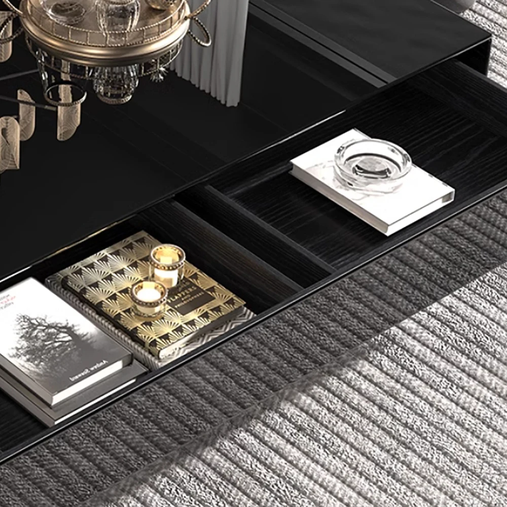 Table Basse Premium au Design Unique Minimaliste, Rangement Simple, Glamour, Meubles de Salon, Basse