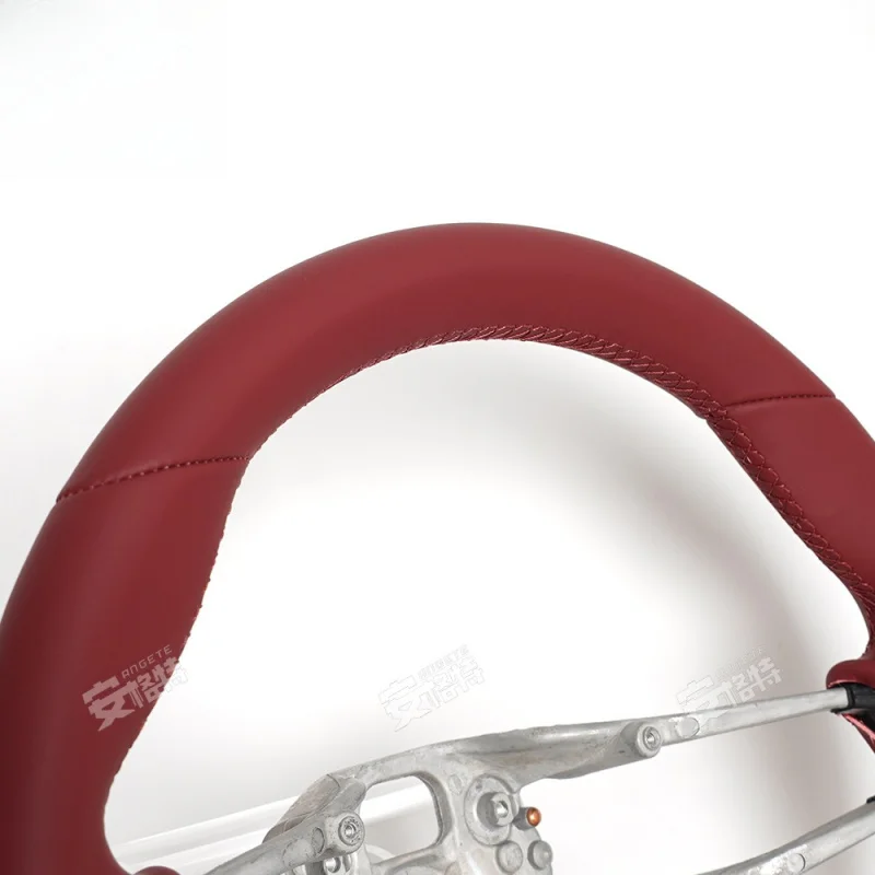 For 718 Starry Sky 832 18-21 models  , modified Porsche high-end rose red full-leather