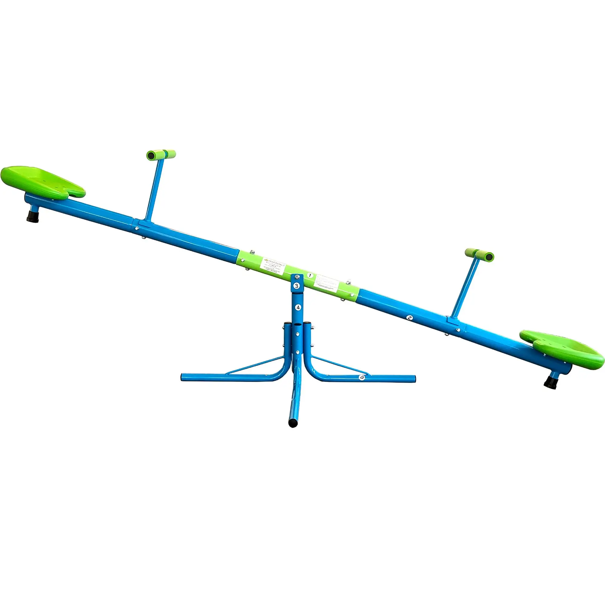 Upgraded Seesaw, Kids Outdoor Play Equipment for Backyard Playground Swiveling 360 Degrees Toddlers Sit and Spin Teeter Totter,