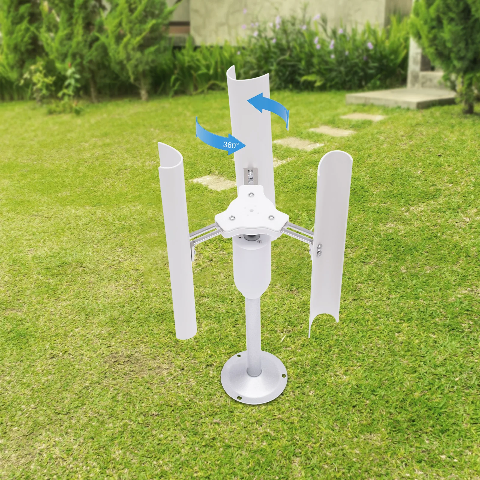 

12V Vertical Wind Turbine Generator 3 Blades Charger Windmill Power Teach Mode