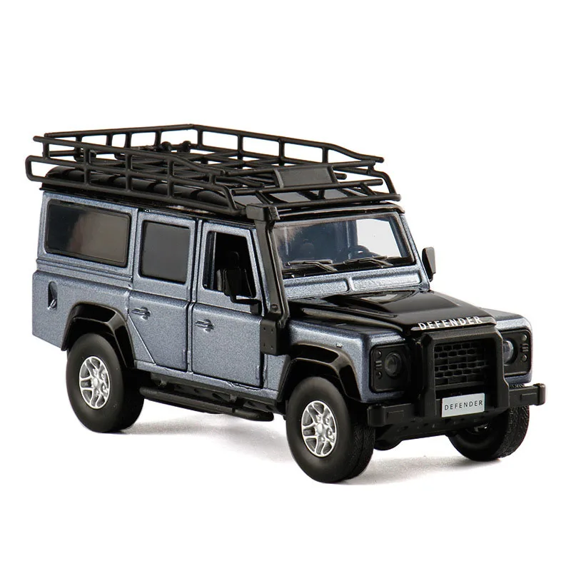 JKM-Voiture jouet Defender pour enfants, SUV sport tout-terrain, modèle l'inventaire, collection son et lumière arrière, alliage moulé sous pression, échelle 1:32, 2012