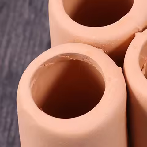 Ceramic Moss Tube Mineral Tube for Aquarium Aquatic Plants Cultivation Water Purification Fish Tank Decoration Landscaping