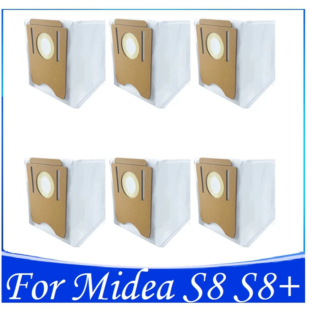 6Pcs Dust Bag for Midea S8 S8+Automatic Dust Collecting and Sweeping Machine Robot Smart Home Replaceable Spare Parts