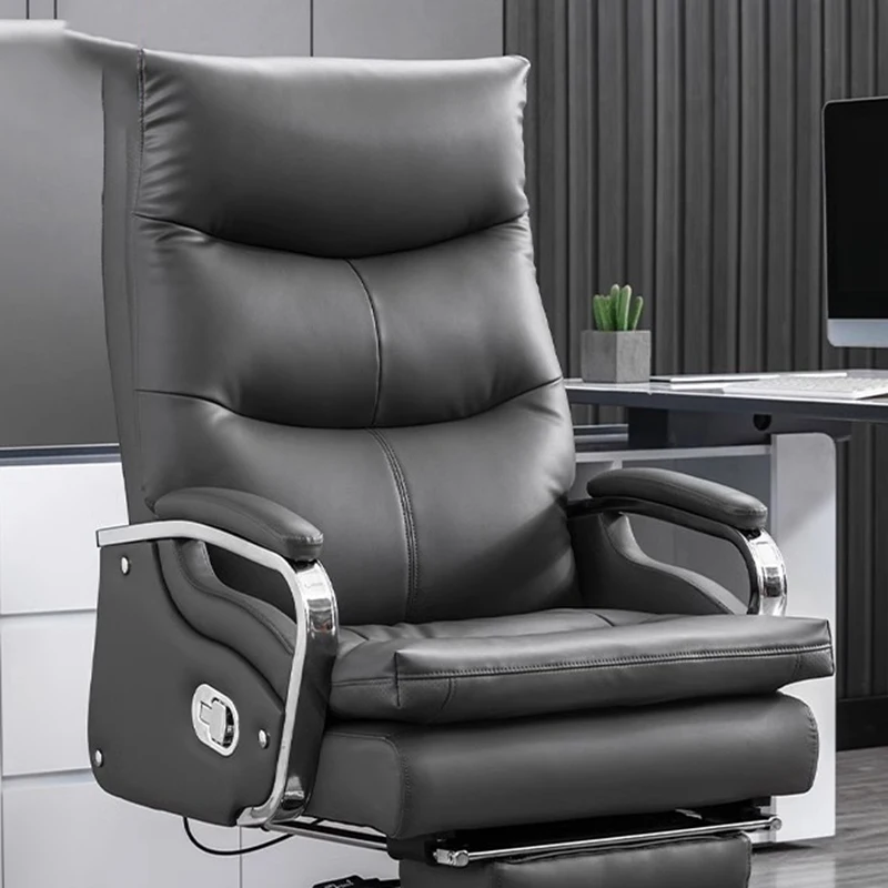 Relax Backrest Executive Office Chair Waterproof Armpad Stretch Rolling Home Office Chair Salon Lazy Sillas De Oficina Furniture