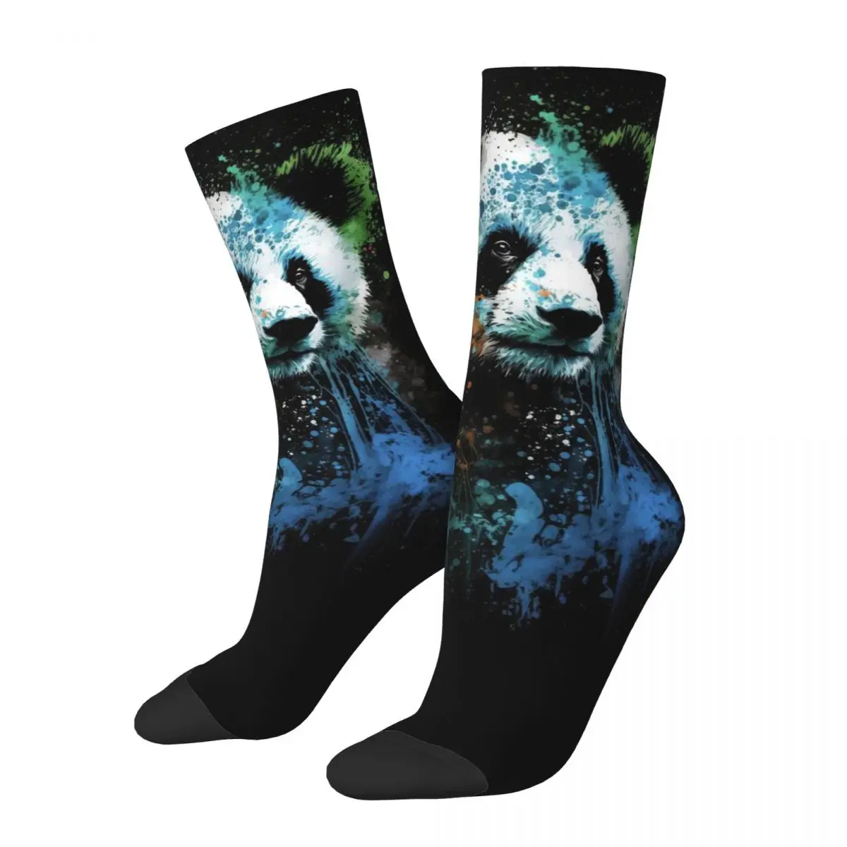 Calcetines Unisex con estampado 3D de animales, leones, tigres y gorilas, para exteriores, estilo callejero