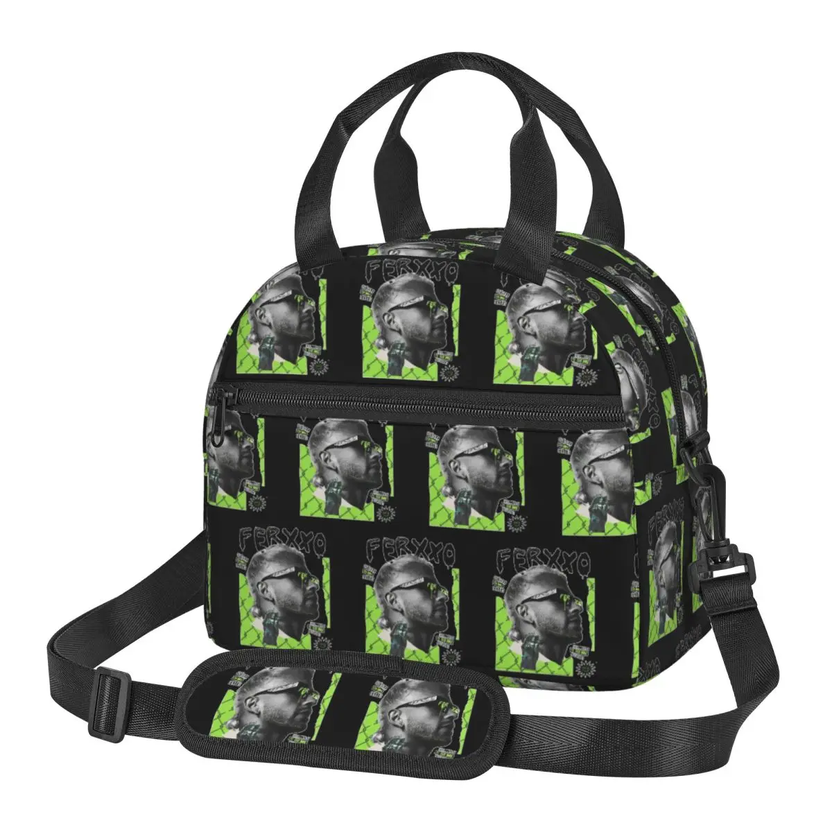 Ferxxo Feid Dress 6 Insulated Lunch Bag for School Picnic Storage Food Boxes Portable Cooler Thermal Lunch Box Tote