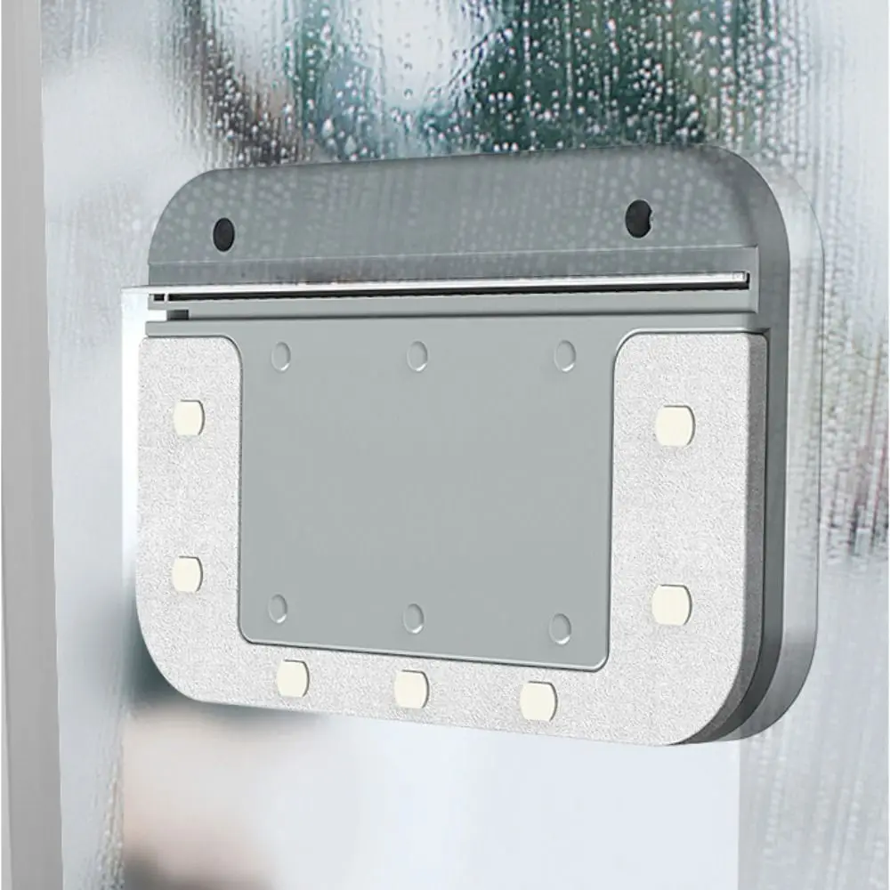 منظف نوافذ مغناطيسي متين، قابل للفصل، سهل التنظيف، منظف نوافذ على الوجهين، فرشاة تنظيف زجاجية بحبل أمان مضادة للسقوط #2