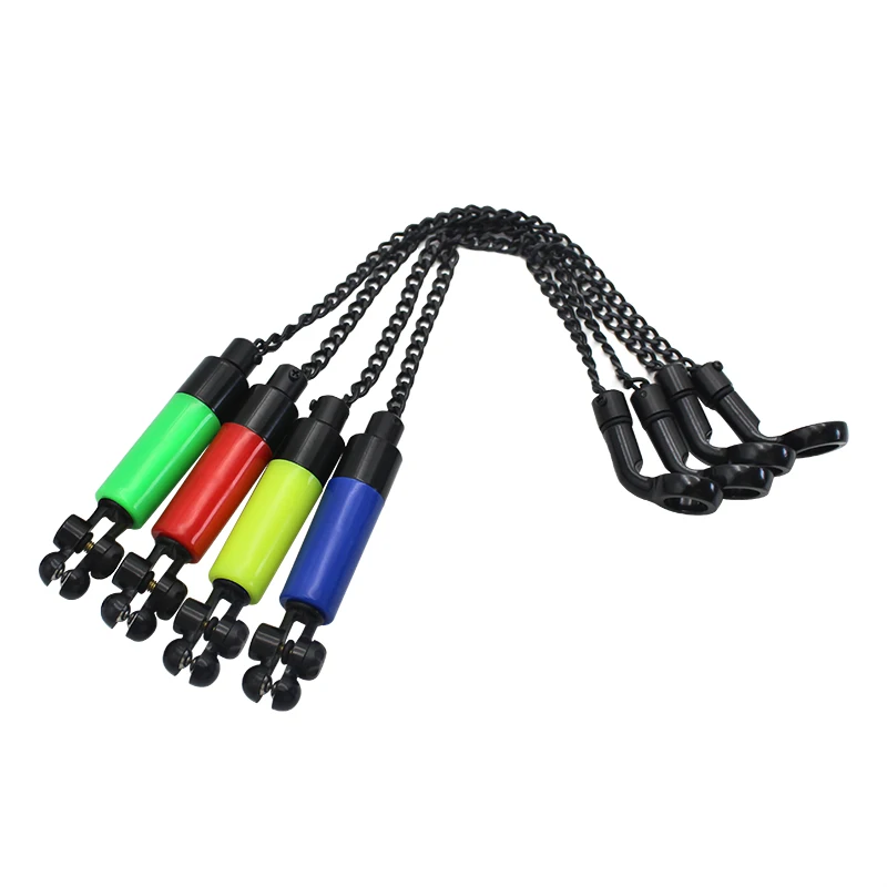 1PC Carp Fishing Bobbins Swingers approx 27.45g 4 Colors Metal Chain M5 Thread Accessories  For Fishing Alarm Indicator