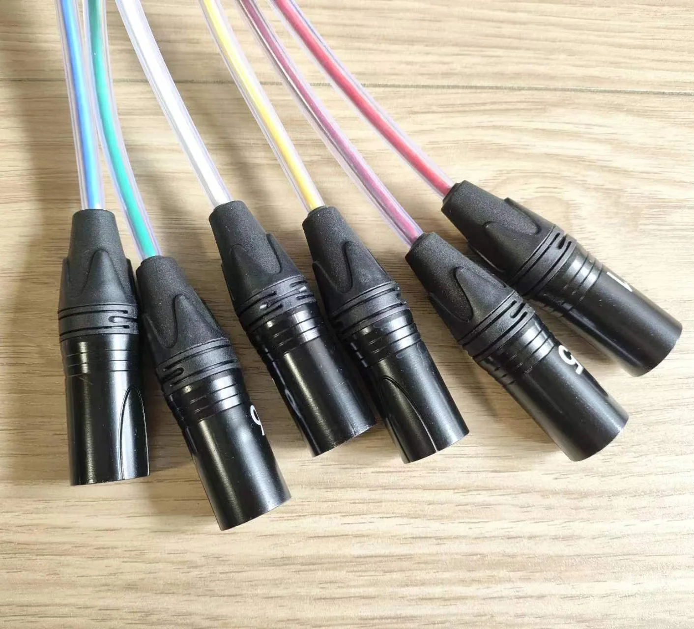 2 4 6 8 12 16 قناة 3 دبوس XLR كابل ذكر إلى 6.5 مللي متر المهنية متعددة الوسائط ثعبان 6.35 مللي متر P10 وصلة تمديد الصوت #2