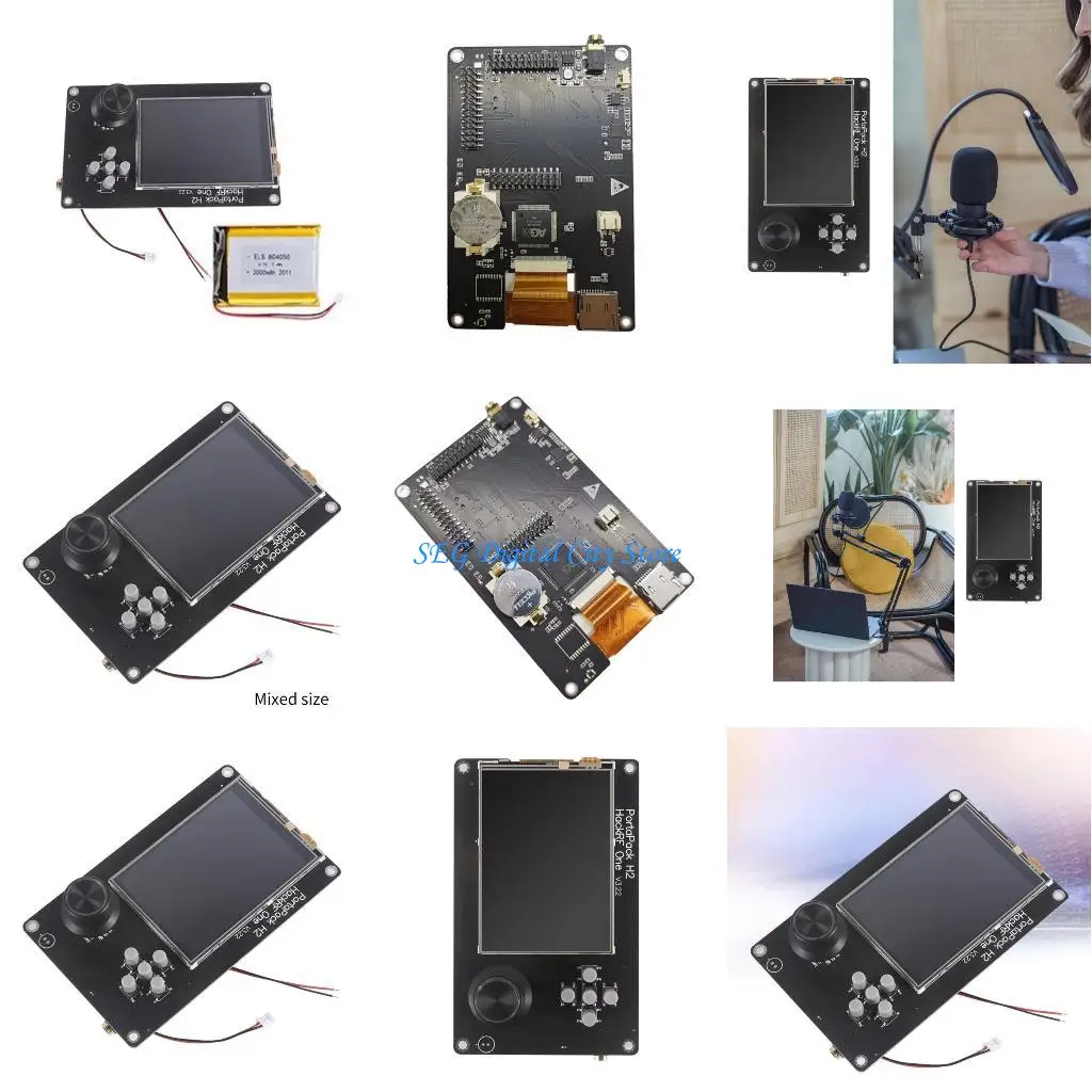 U75B Portapack Lcd Display 3.2'' Aluminium Case 2000mAh Battery for One