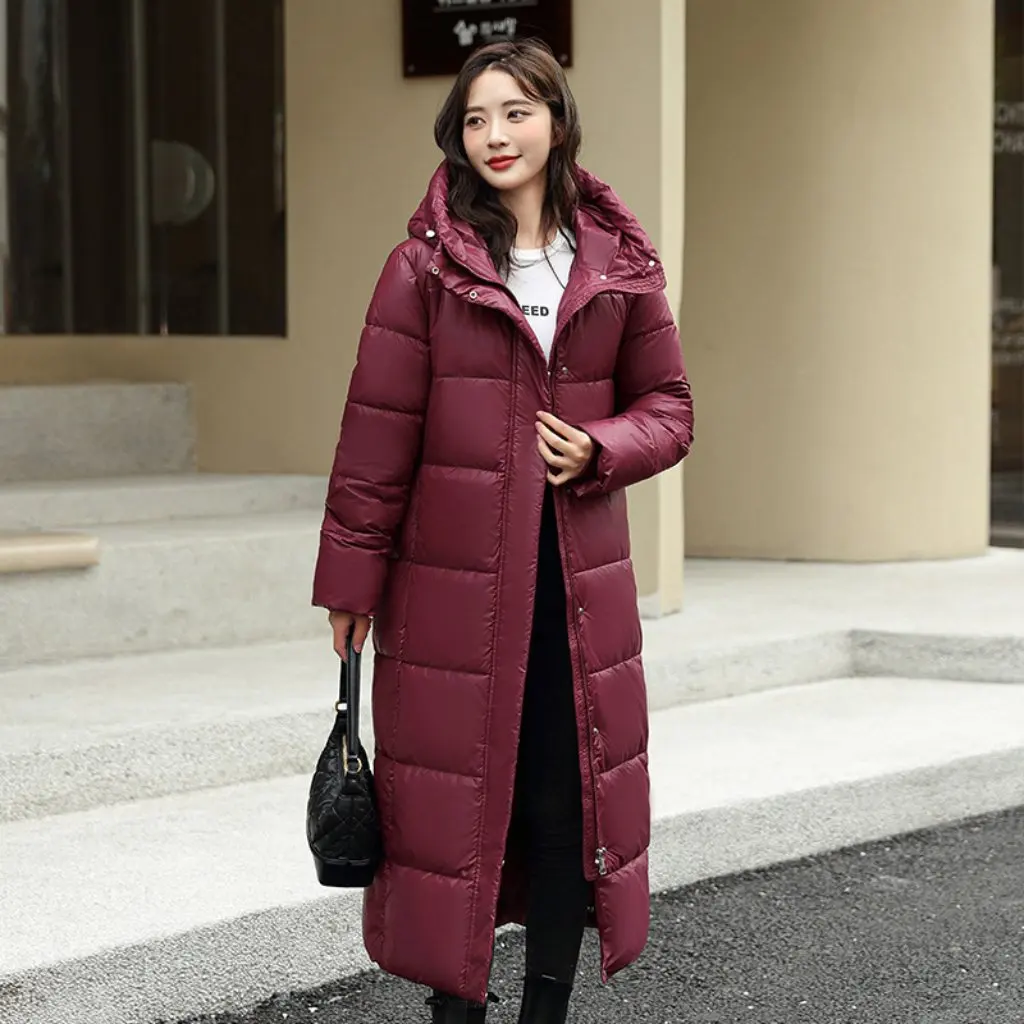

Women's Cotton-Padded Coat Long Slim-fit Casual Winter Outerwear Loose Slimming down Fashionable Women's Clothing