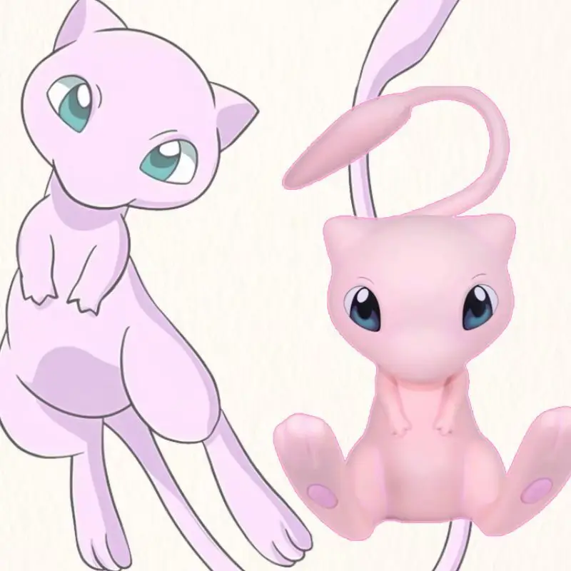 40cm New Pokemon Mewtwo Anime Figure Extremely Large 1：1 Model Statue Cute Desktop Decoration Ornaments Kids Birthday Gifts Toys