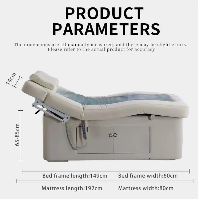 Shilu Water Spa Electric Massage Bed Water Heated Relaxing Beauty Salon Beds Popular Eyelash Beauty Beds for Spa Salon DMC8