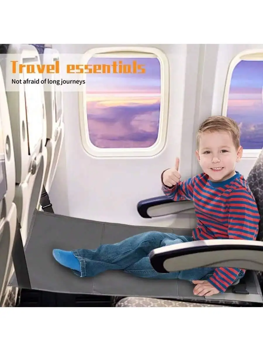 

Удлинитель детского сиденья самолета, детская педаль самолета, портативная педаль дорожного сиденья, идеально подходит для длительных полетов