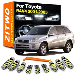 ZITWO 8Pcs No Error Canbus For Toyota RAV4 2001 2002 2003 2004 2005 LED Bulb Interior Light Kit Reading Plate Luggage Lamp
