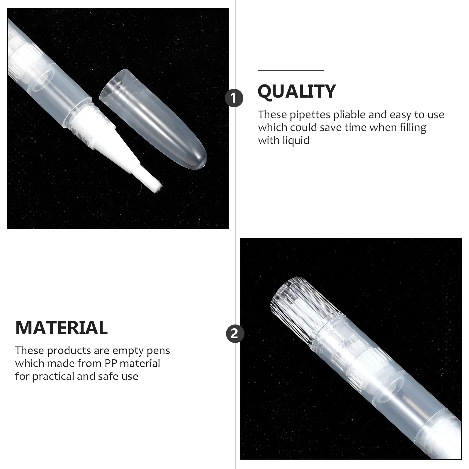 

10Pcs Nail Polish Empty Twisting Pen Female Manicure Supply Lip Gloss Oil Container Brush Pen Makeup Tool Manicure Supply