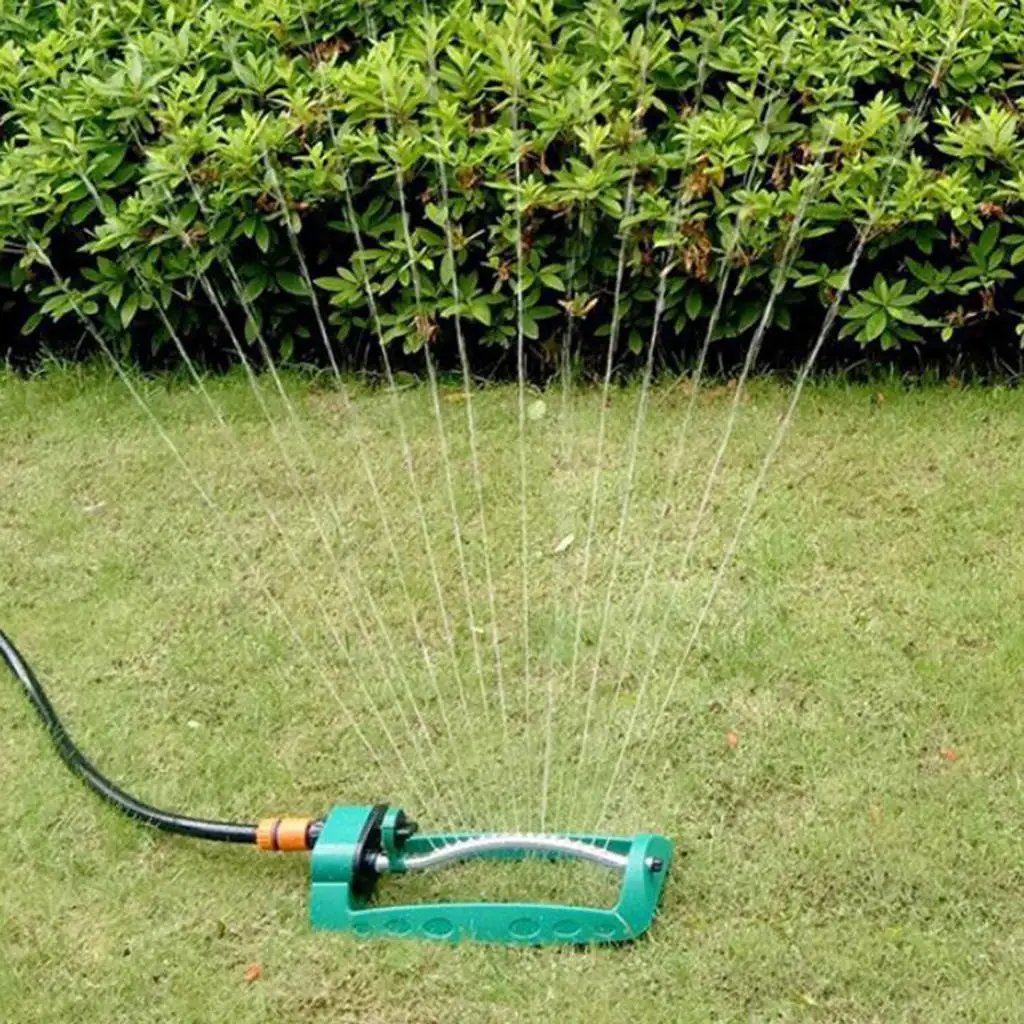Oscillating Water Hose Irrigation Sprinkler Head Lawn Garden Watering
