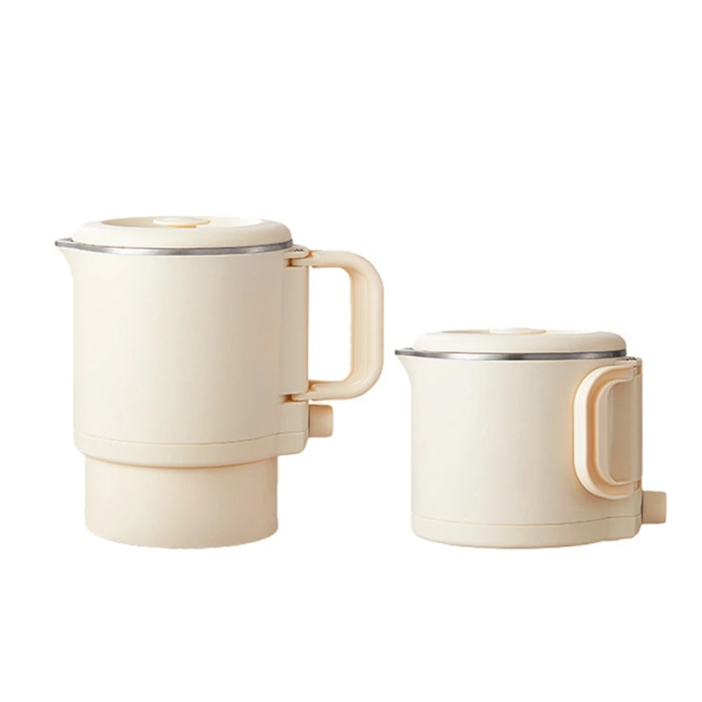 Folding electric kettle Portable Cooking pot Ramen water boiling cup Tea coffee heating warmer Multicooker Stainlesssteel kettle