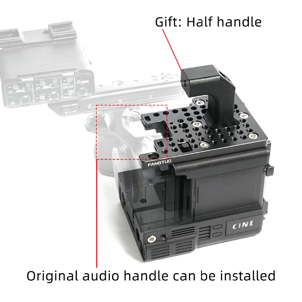 Fangtuo X3V Integrated Cineback Camera Cage Compatible For Sony FX3