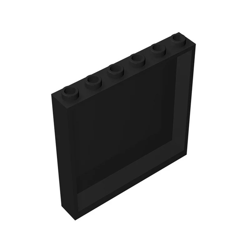 10 Stück MOC-Bausteine 1x6x5 Fensterglas-Haus-Wandelement 59349 Kompatible Bausteine Paneel-Zubehör – Detail 6