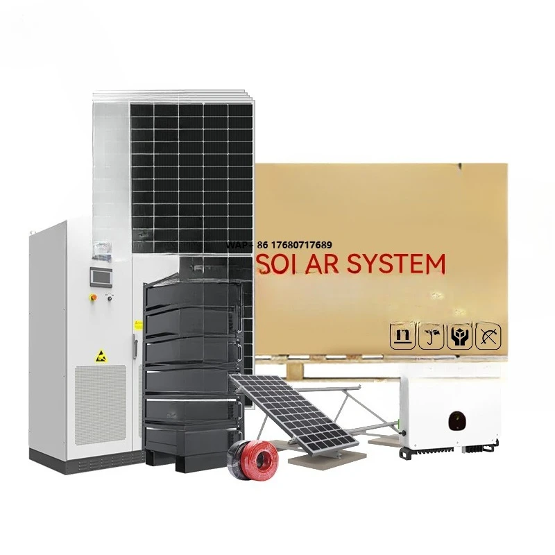 Durable 6KW solar power system with battery solar system home fitting for 5 people