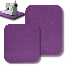 2 Pcs No Slip Rubber Sewing Machine Muffling Mat, Pedal Mat Reduce Vibrations Noise for Quilting Embroidery