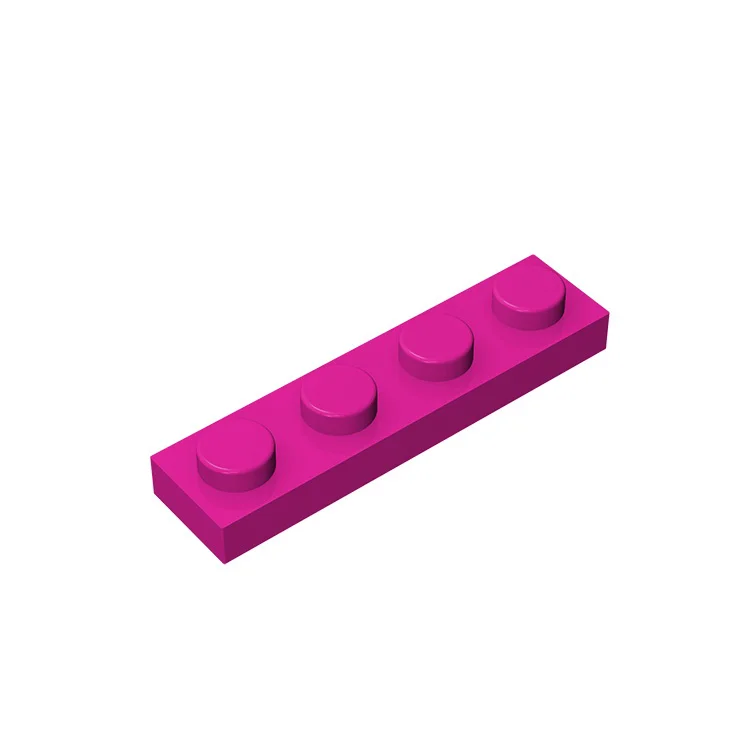 Gobricks 10PCS MOC Ziegel Teile Platte 3710 1x4 Kompatibel Baut Partikel Für Bausteine DIY Steine Pädagogisches spielzeug
