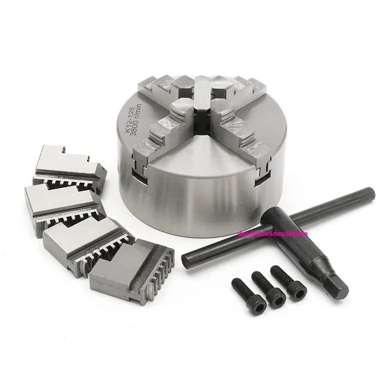 

K12-125 4 Four Jaw Lathe Chuck Cartridge 125mm Self-Centering Chuck