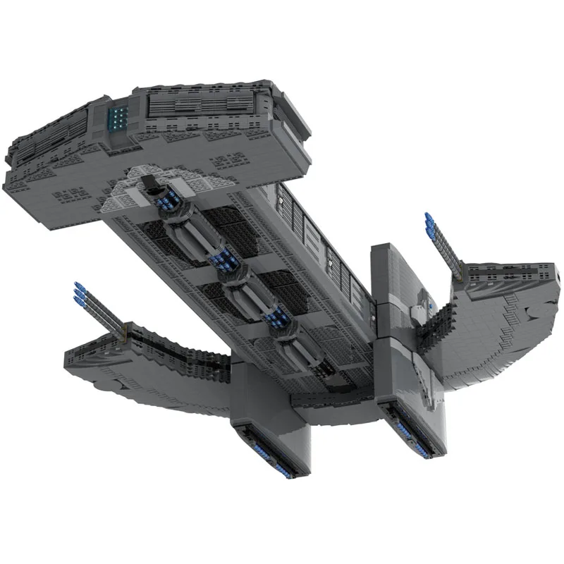 

MOC-137702 Космический космический корабль, линкор, строительный блок, модель 10004, детали для взрослых и детей, игрушка на день рождения, Рождество