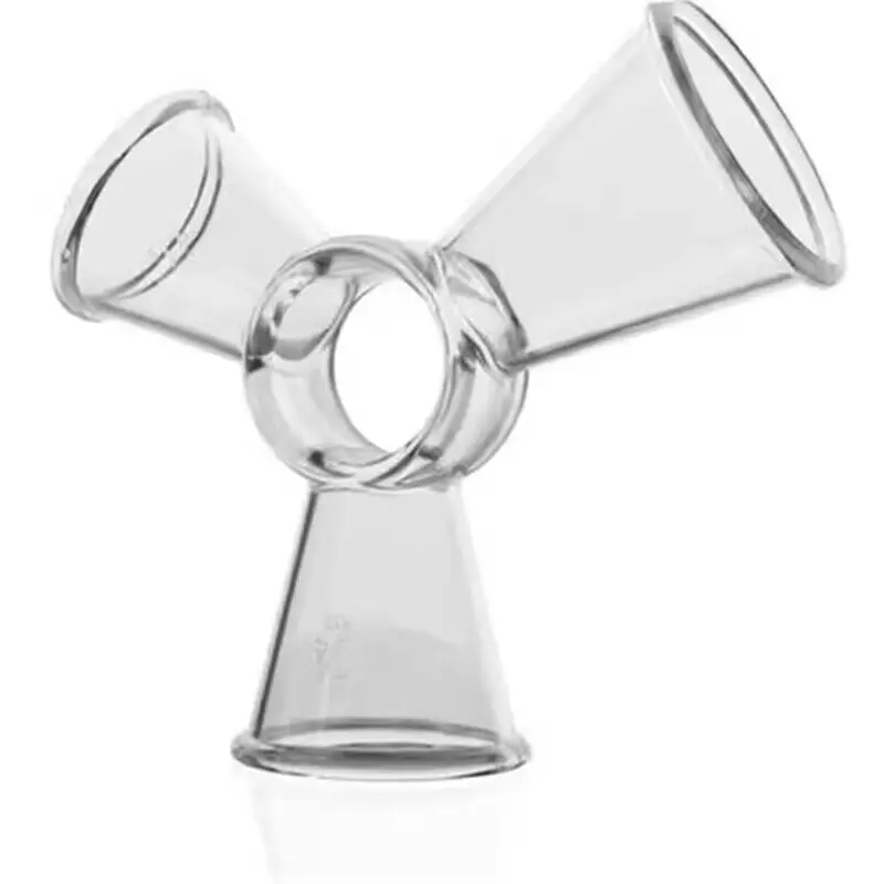 

3/4oz - 1/2oz - 1oz Measuring Cup Tools Bar Measure Cocktail Jigger Three Head PC Plastic Ounces Multi Head Measuring Cups