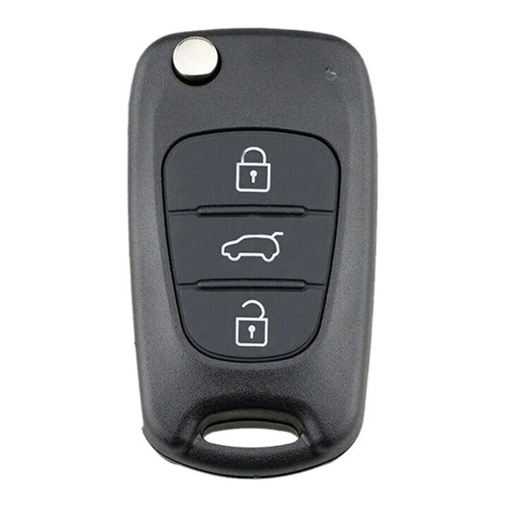 1pc For Hyundai 3 Button Flip Key Fob Case Shell Cover Remote Key Case For Hyundai I20 I30 X35 IX20 Veloster