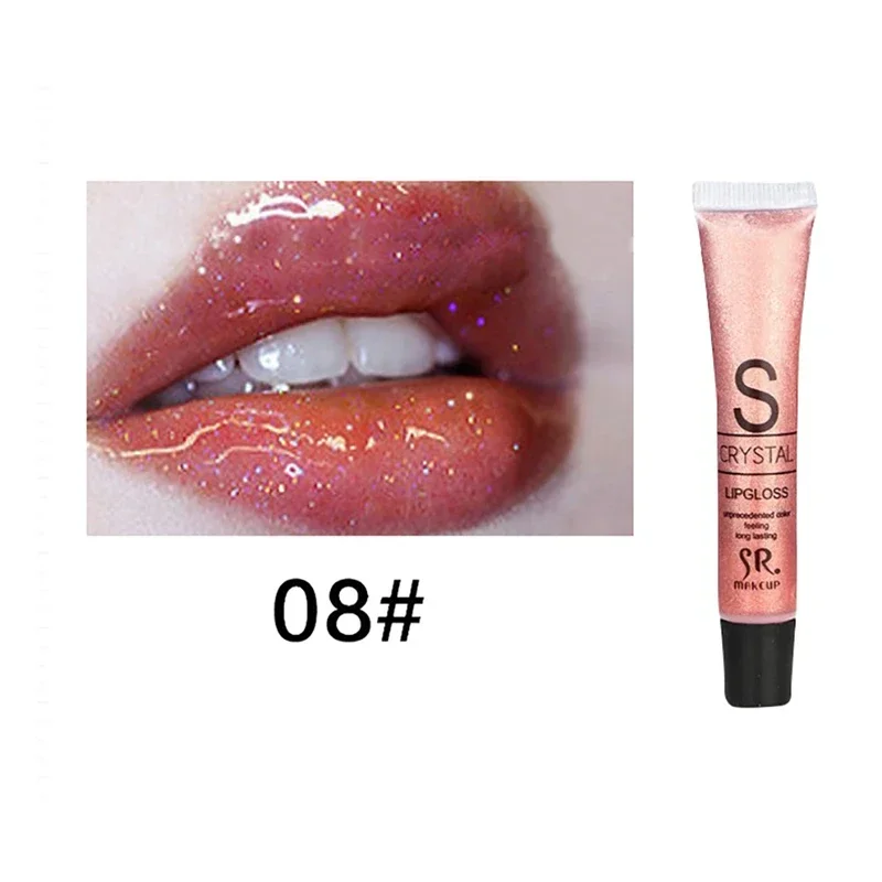 Lápiz labial con brillo nacarado, 12 colores, brillo de labios hidratante, líquido nutritivo, maquillaje cosmético impermeable