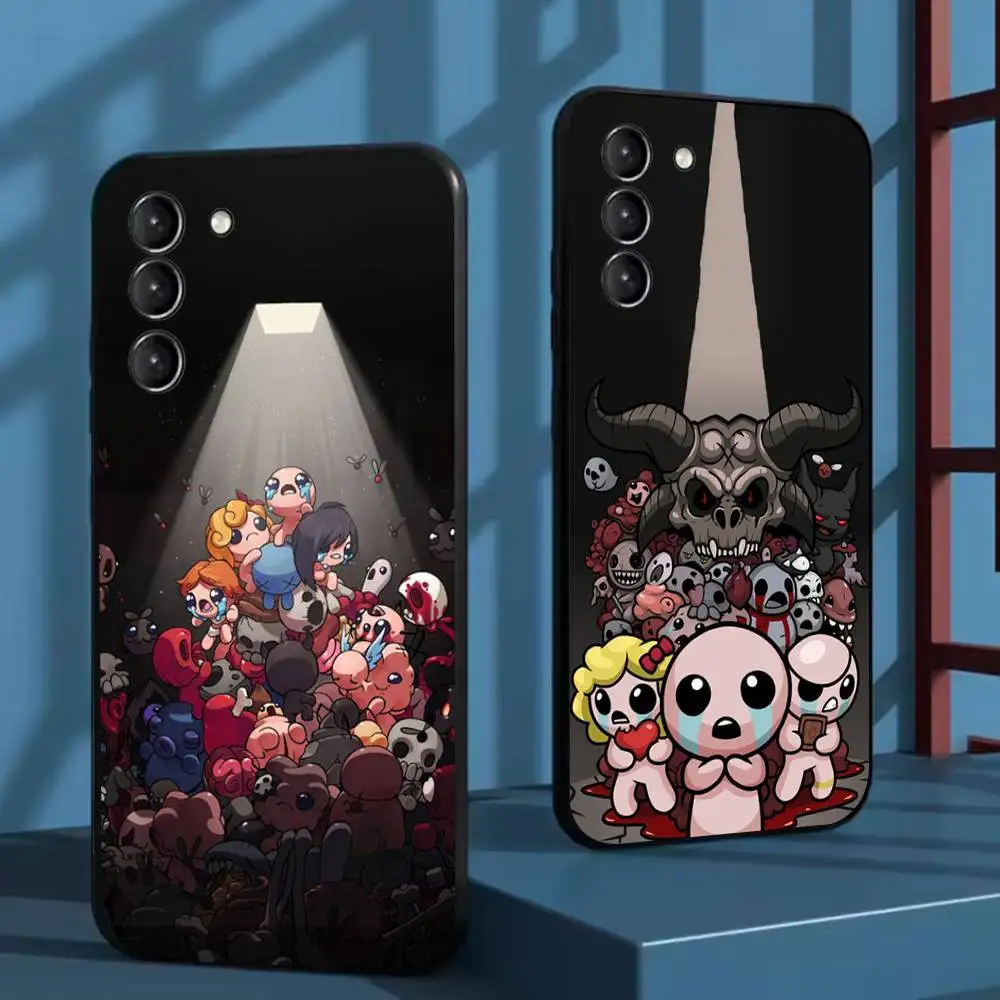 

The Binding of I-Isaac Phone Case For Samsung Galaxy A73,72,51,53,52,71,22,5G,Note,J7,8,9 Soft Black Cover