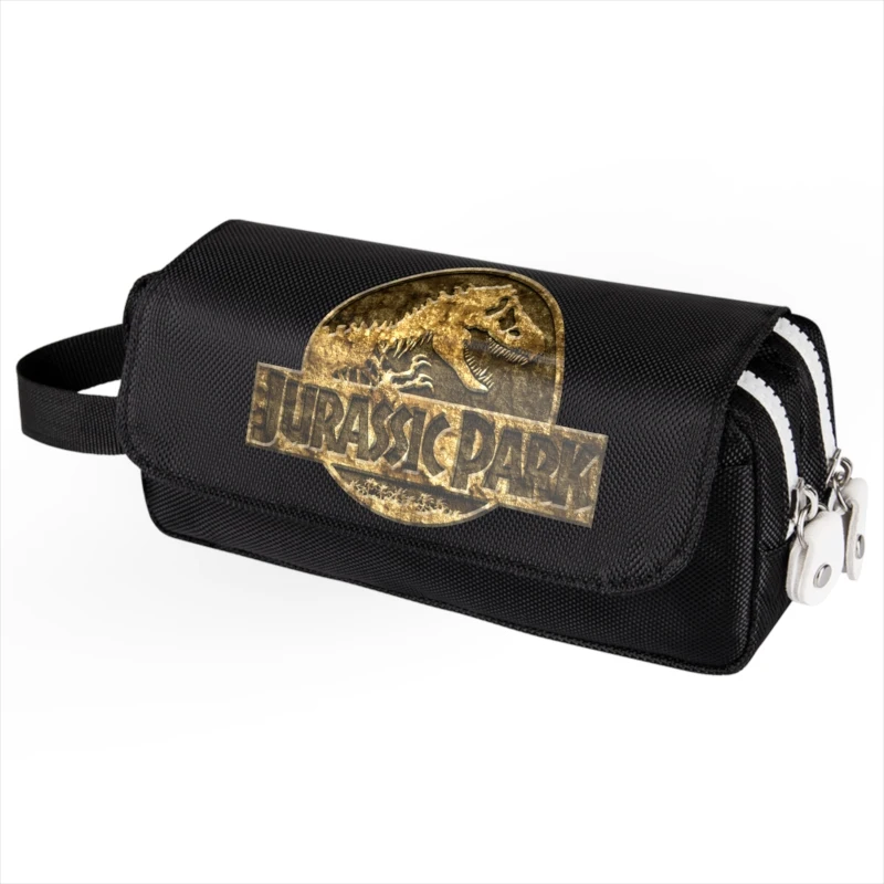 Jurassic World Evolution 2 Pencil Case Cartoon Multi Layer Large Capacity Stationery Box Stationery Storage Bag Pencil Case