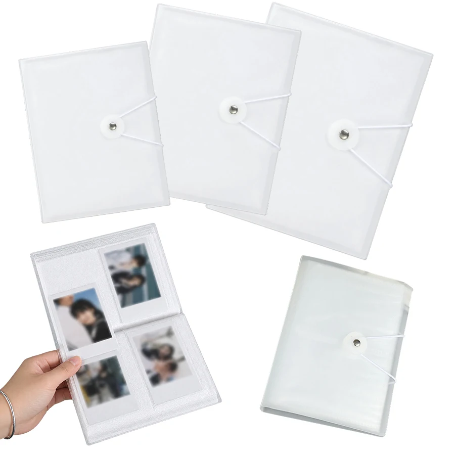 1PC Clear Photocard Binder Album Minimalist Design Photos Idol Cards Postcards Game Cards Storage Book Collection Organizers ZYF