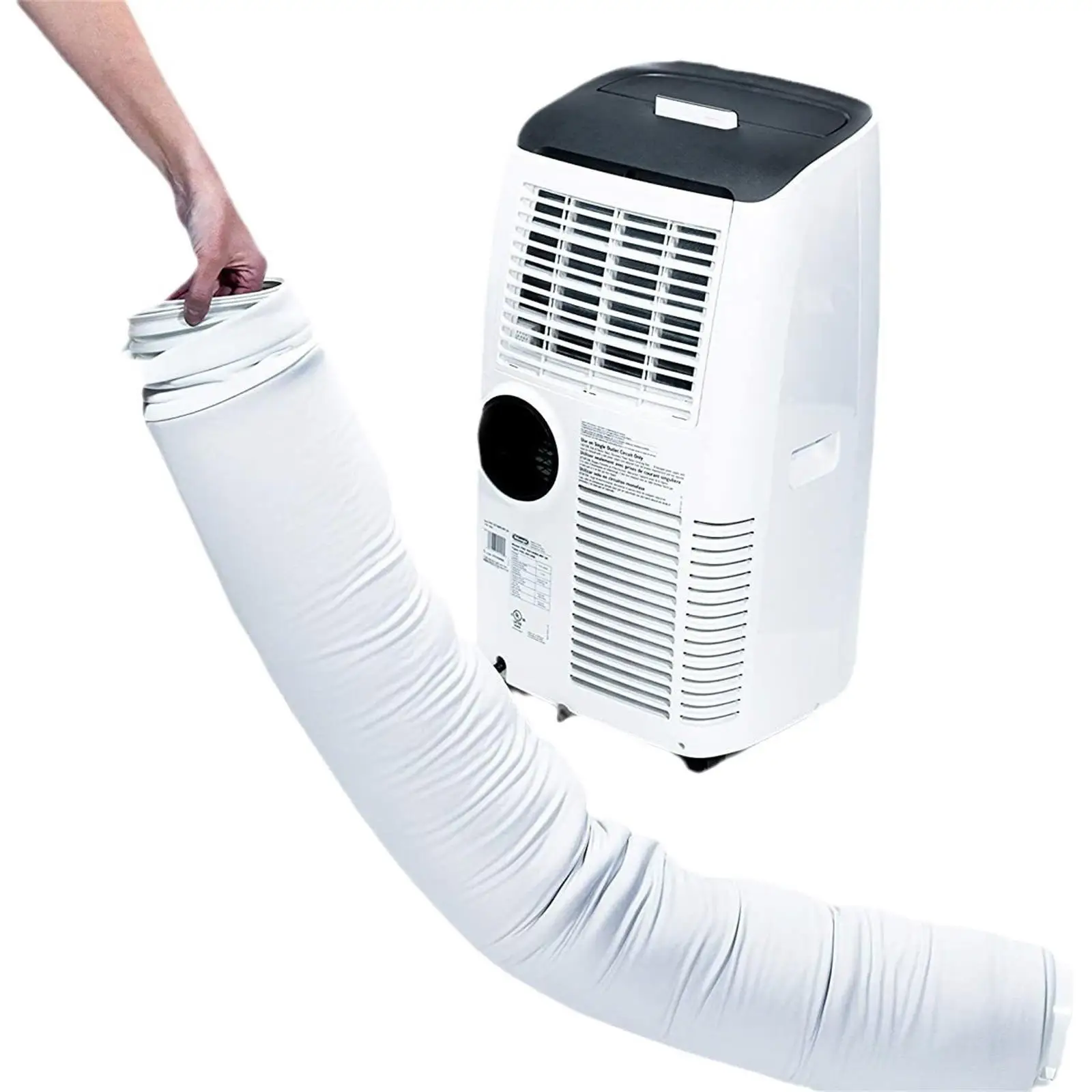 Insulated Air Conditioner Hose Cover Wrap for 15cm Exhaust Pipe Reusable Fabric Duct Vent Sleeve