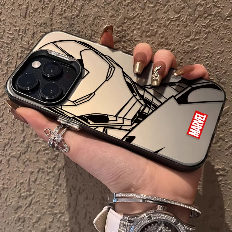 Жесткий чехол Marvel Spider Man Iron Man для Samsung Galaxy S25 S22 S24 S23 Ultra S21 Plus FE A56 A36 A26 5G A16 A06 4G Note 20 ПК