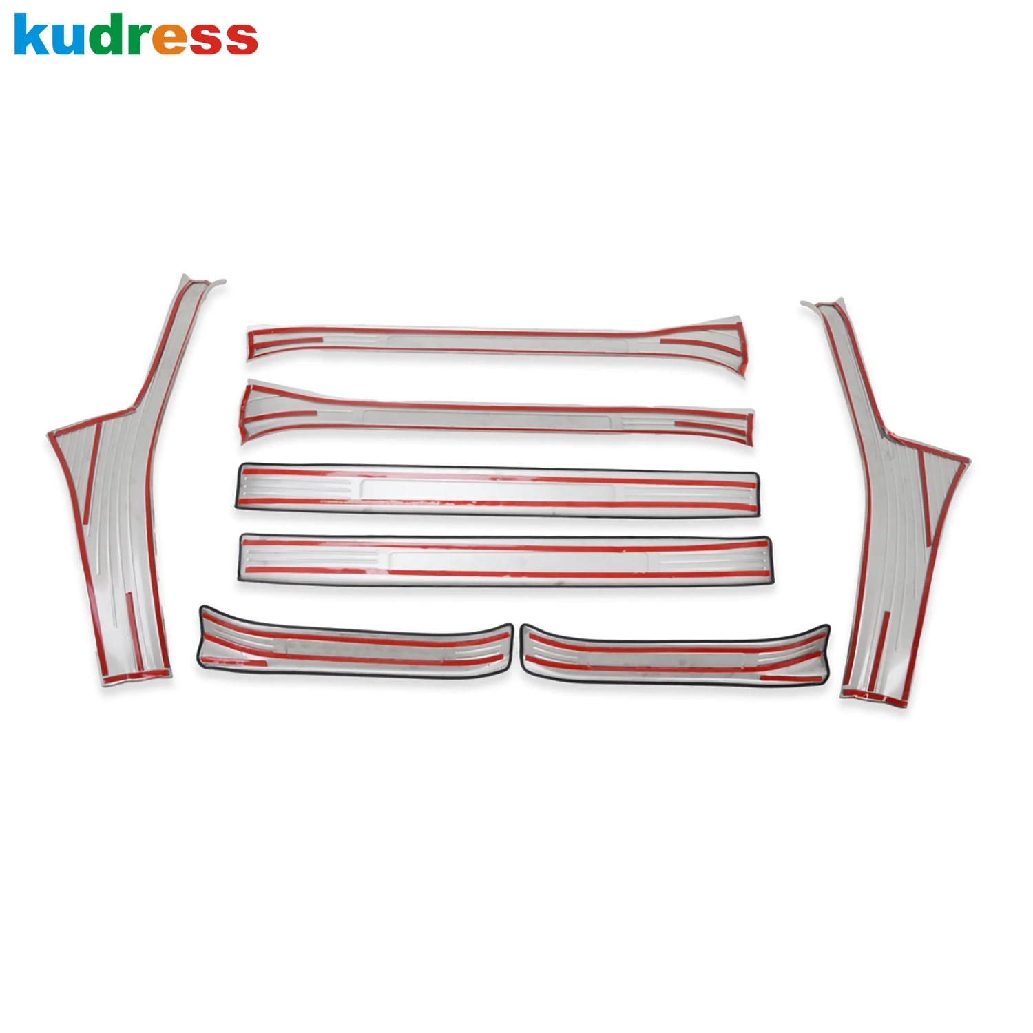 

Door Sill Scuff Plate Cover Trim For Subaru Crosstrek 2018 2019 2020 Steel Door Entry Pedal Protector Guard Pad Car Accessories