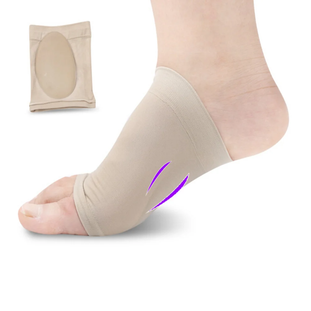 

Premium Eco-Friendly Fabric Silica Gel Arch Supports Pads for Women Men Kids Anti-Skidding Pain Relief Flat Foot Care Orthopedic
